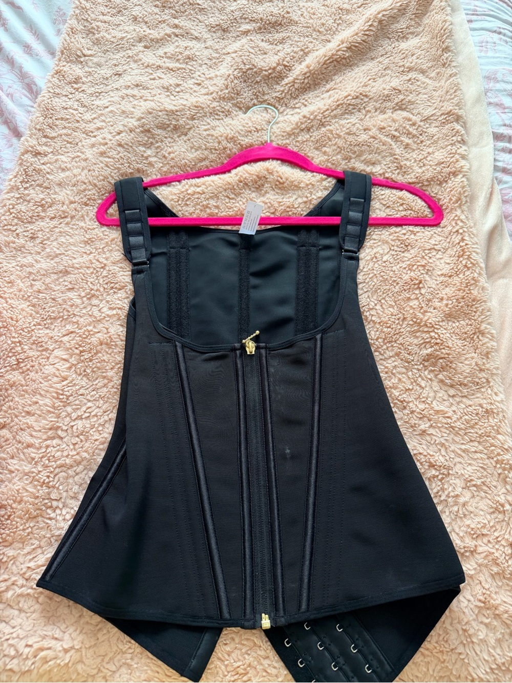 Black Waist Trainer Shapewear with Front Zipper
